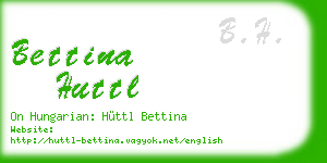 bettina huttl business card